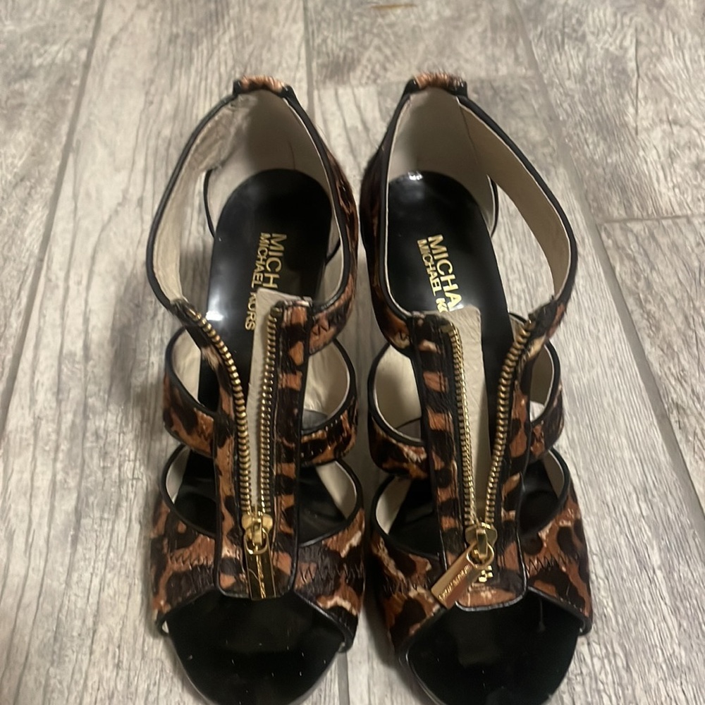 Michael Kors collection Woman’s high heels animal print originals - Picture 3 of 10